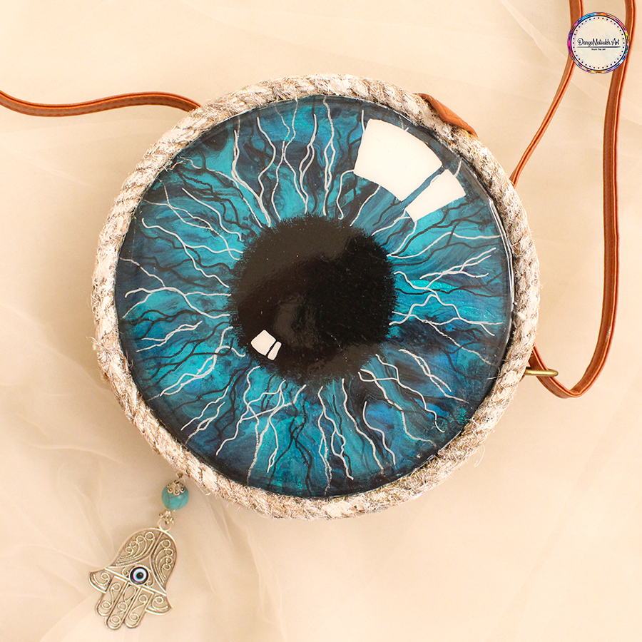 Ocean Blue Eye Handbag