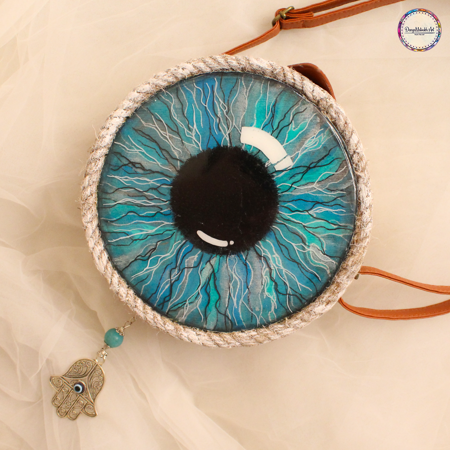 Sky Blue Eye Handbag