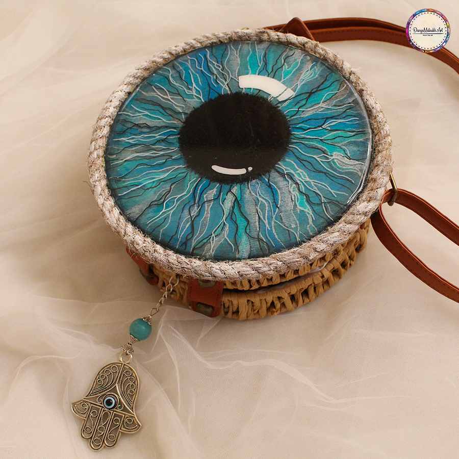Sky Blue Eye Handbag